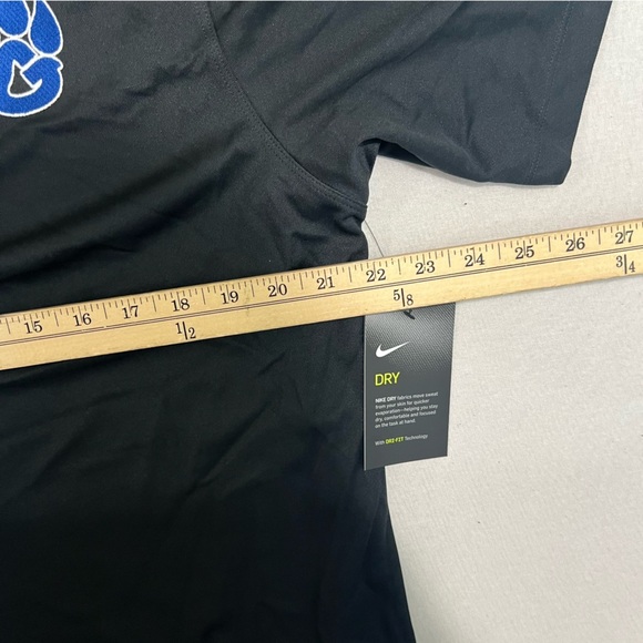Nike Women Black Polo Tee Shirt Dri Fit Golf Size Medium - Picture 4 of 7